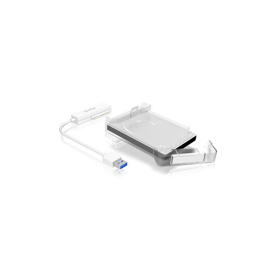Eksterno kućište ICY BOX IB-AC703-U3, 2.5" SATA, USB 3.0, prozirno