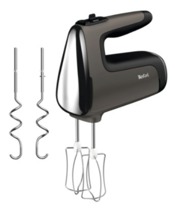 Mikser TEFAL HT654E38, ručni mikser sa posudom 2,5 l, crni