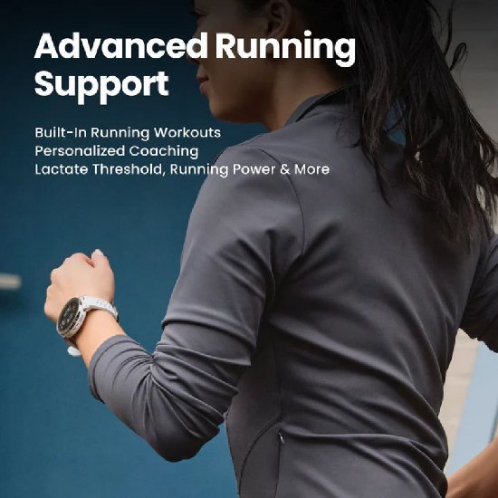 Pametni sat AMAZFIT Active 3 Premium, 1.32" Amoled, pametne obavijesti, bijeli