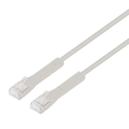 Kabel INTELLINET patch Cat6a, F/FTP, sivi, 1.5m