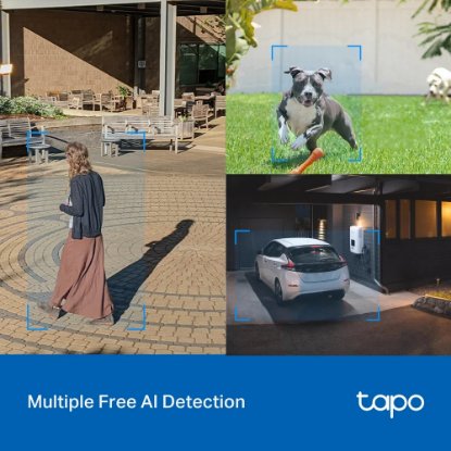 Mrežna nadzorna kamera TP-LINK Tapo C520WS, 2K, vanjska, WiFi, senzor pokreta, noćno snimanje
