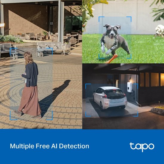 Mrežna nadzorna kamera TP-LINK Tapo C520WS, 2K, vanjska, WiFi, senzor pokreta, noćno snimanje