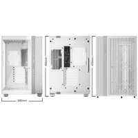 Kućište BE QUIET Light Base 600 DX, ATX, bijelo, bez napajanja