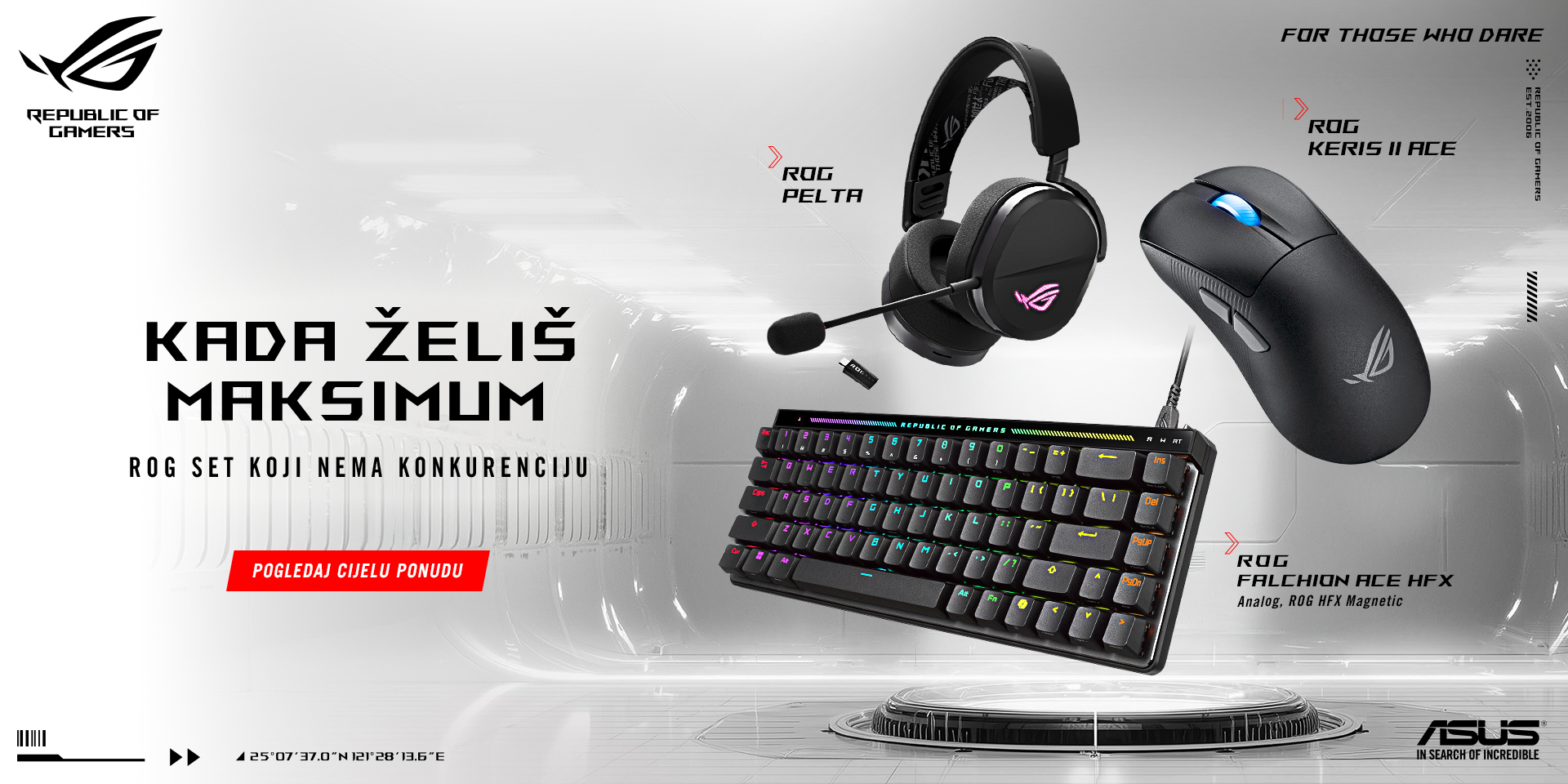 Asus Rog periferija račun