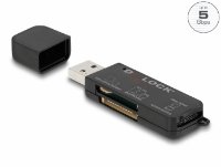 Čitač memorijskih kartica DELOCK za SD/MicroSD/MS, USB-A