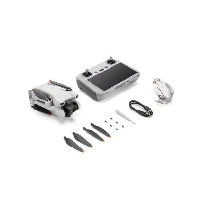 Dron DJI Mini 3, 4K kamera, 3-axis gimbal, vrijeme leta do 38min, smart daljinski upravljač, bijeli