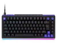 Tipkovnica LOGITECH Gaming G512 X 75, linear switch, RGB, mehanička, US Layout, USB, crna
