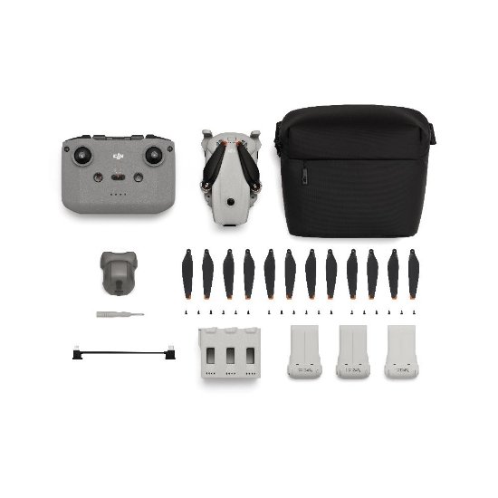 Dron DJI Lito 1 Fly More Combo (DJI RC-N3), 4K UHD kamera, 3-axis gimbal, vrijeme leta do 36min, upravljanje daljinskim upravljačem, sivi