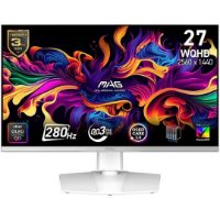 Gaming monitor 27" MSI MAG 272QPW, WQHD, OLED, 280Hz, 1ms, 250m2, FreeSync, bijeli