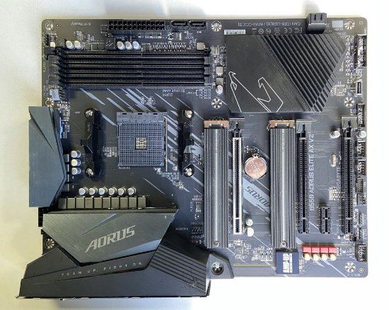 RABLJENI - Matična ploča GIGABYTE B550 Aorus Elite AX, AMD B550, DDR4, ATX, s. AM4