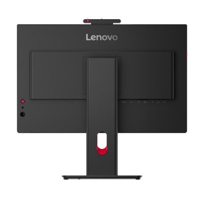 Monitor 24" LENOVO ThinkVision T24D-4v, 64B7UAT1EU, FHD, IPS, 250cd/m2, 4ms, 120Hz, DisplayPort, HDMI, USB-C, kamera, zvučnici, crni