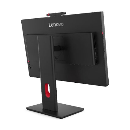Monitor 24" LENOVO ThinkVision T24D-4v, 64B7UAT1EU, FHD, IPS, 250cd/m2, 4ms, 120Hz, DisplayPort, HDMI, USB-C, kamera, zvučnici, crni