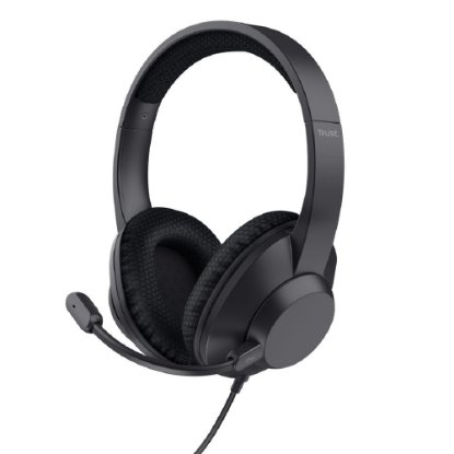 Slušalice TRUST Ayda Max USB-ENC, Headset, crne