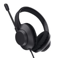 Slušalice TRUST Ayda Max USB-ENC, Headset, crne