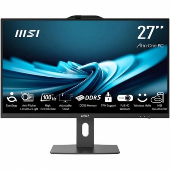 Računalo AiO MSI PRO AP272P 14M / Core i7 14700, 16GB , 512GB SSD, Intel Graphics, 27" FHD, Windows 11 Pro, crno