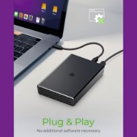 Eksterno kućište ICY BOX IB-RD2253-C31, 2x 2.5" SATA HDD, USB-A/C 3.2 Gen 2, RAID 0/1, single, large, crno