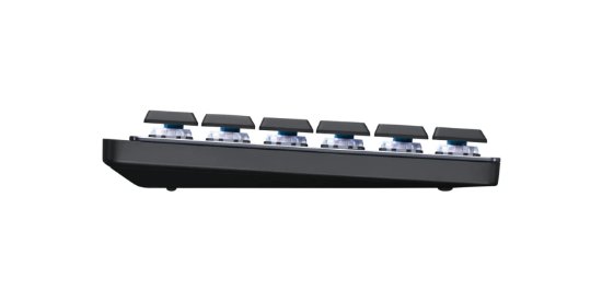 Tipkovnica LOGITECH MX Mechanical Mini Clicky, bežična, BT, crna