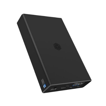 Eksterno kućište ICY BOX IB-RD2253-C31, 2x 2.5" SATA HDD, USB-A/C 3.2 Gen 2, RAID 0/1, single, large, crno