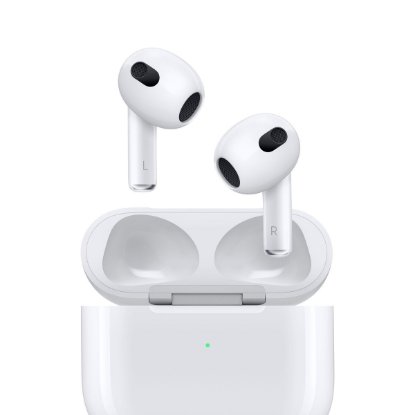 Slušalice APPLE Airpods 3, kutijica za punjenje, in-ear, mikrofon, bijele, magsafe