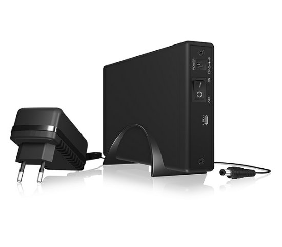 Eksterno kućište ICY BOX IB-377-C31, 3.5" SATA, USB-C, crno
