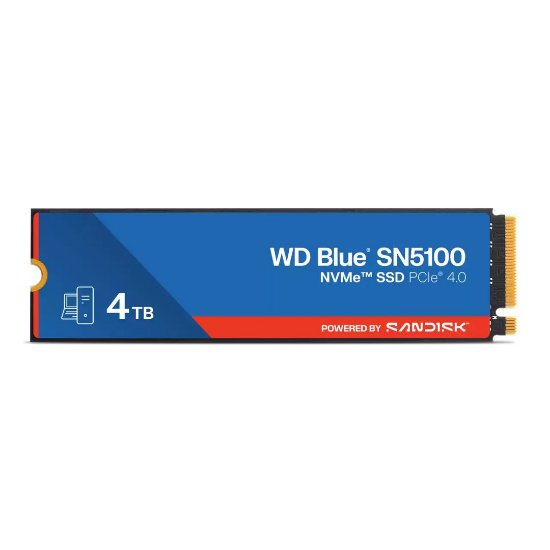 SSD 4TB WESTERN DIGITAL Blue SN5100, WDS400T5B0E, M,2 NVMe, 6900/6700 MB/s