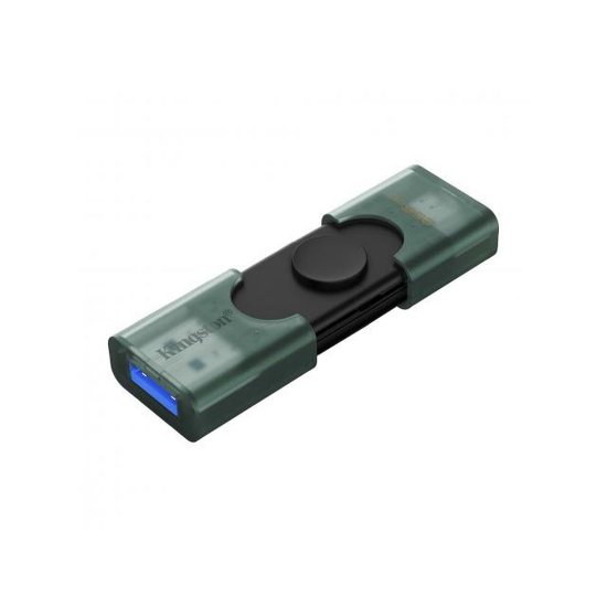 Memorija USB 3.2 FLASH DRIVE, 256GB, KINGSTON DataTraveler DUO DTDEG2/256GB, crni