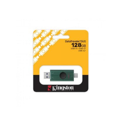 Memorija USB 3.2 FLASH DRIVE, 128GB, KINGSTON DataTraveler DUO DTDEG2/128GB, crni