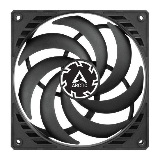 Ventilator ARCTIC P14 Slim PWM PST, 140mm, 1800 okr/min, crni