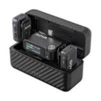 Mikrofon BOYA Boyamic 2-02, 2 odašiljača, 1 prijemnik, 3.5mm  bežični, USB C, crni