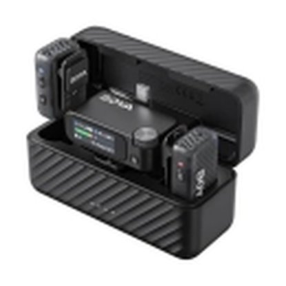 Mikrofon BOYA Boyamic 2-02, 2 odašiljača, 1 prijemnik, 3.5mm  bežični, USB C, crni
