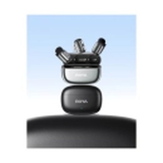 Mikrofon BOYA mini 2-02, bežični (2 TX + 1 RX + Charging Case), USB C, crni