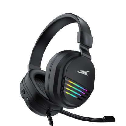 Slušalice BARACUDA BGH-011 Pearl, RGB, crne