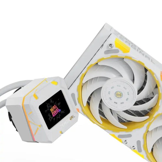 Vodeno hlađenje YESTON Zeus-XT 360, za Intel i AMD, bijelo