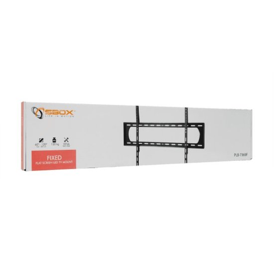 Nosač zidni za TV SBOX PLB-7369F, 60-120", fiksni, do 120kg