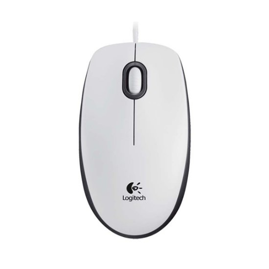 Miš LOGITECH M100, USB, bijeli