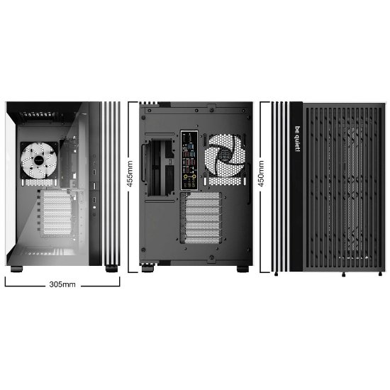 Kućište BE QUIET Light Base 600 LX, ATX, crno, bez napajanja