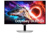 Gaming monitor 32" SAMSUNG G80SH Odyssey LS32HG800SUXE, 4K, OLED, 240Hz, 0.03ms, 300cd/m2, sivi