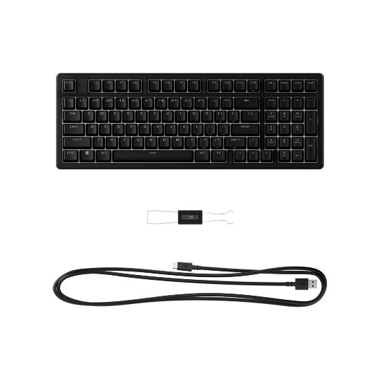 Tipkovnica HyperX Origins 2 1800, RGB, mehanička, US layout, USB, crna