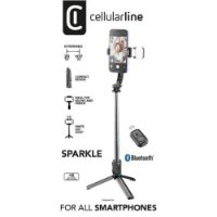 Selfie stick CELLULARLINE, Tripod Sparkle, crni