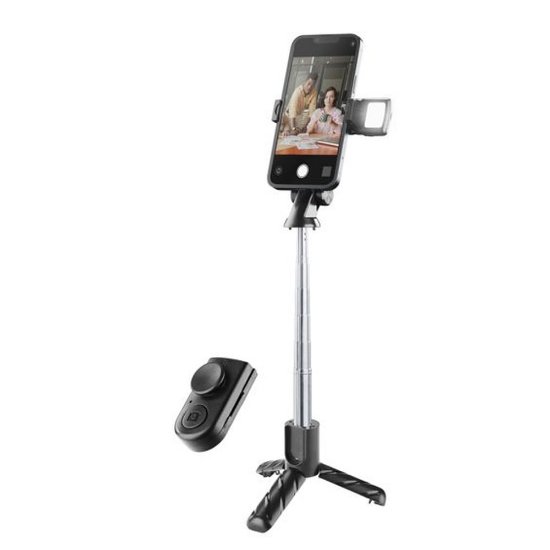 Selfie stick CELLULARLINE, Tripod Sparkle, crni