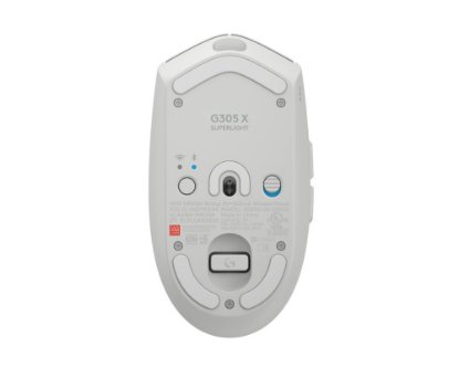 Miš LOGITECH G305 X SUPERLIGHT, Gaming, optički, 44000dpi, USB, bijeli