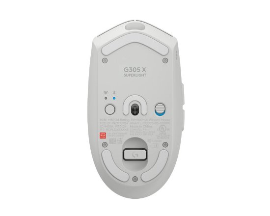 Miš LOGITECH G305 X SUPERLIGHT, Gaming, optički, 44000dpi, USB, bijeli
