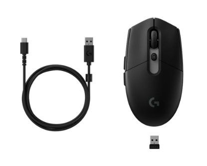 Miš LOGITECH G305 X SUPERLIGHT, Gaming, optički, 44000dpi, USB, crni