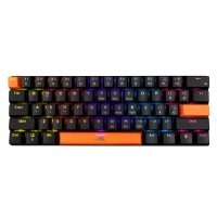 Tipkovnica BARACUDA BGK-03121 Dolphin, RGB, plavi switch, mehanička, US layout, USB, crna