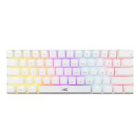 Tipkovnica BARACUDA BGK-03221 Dolphin, RGB, plavi switch, mehanička, US layout, USB, bijela