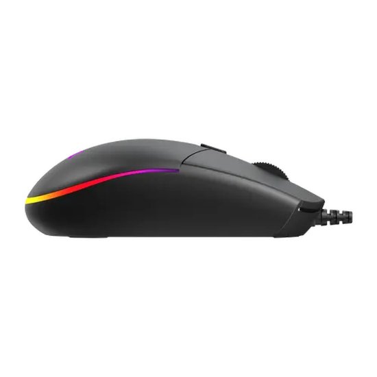 Miš BARACUDA BGM-111 Crab, RGB, optički, 3200dpi, crni