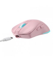 Miš BARACUDA BGM-124 Turtle, RGB, optički, 3200dpi, rozi