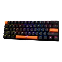 Tipkovnica BARACUDA BGK-03121 Dolphin, RGB, plavi switch, mehanička, US layout, USB, crna
