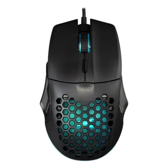 Miš BARACUDA BGM-101 Penguin, RGB, optički, 3600dpi, crni