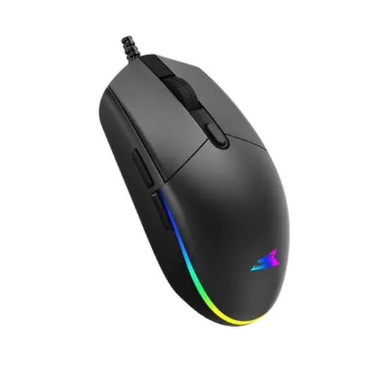 Miš BARACUDA BGM-111 Crab, RGB, optički, 3200dpi, crni